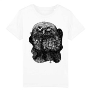 Tee-shirt enfant HIBOU noir - 2 coloris