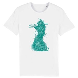 Tee-shirt unisexe Grue vert océan - 6 coloris