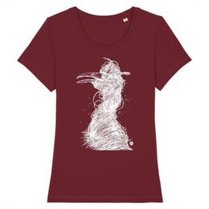 Tee-shirt femme GRUE blanche - 3 coloris