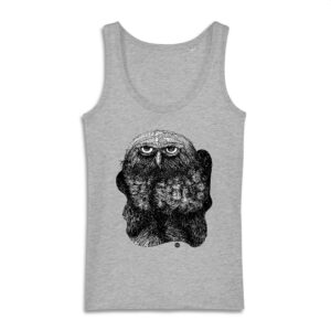 T-shirt femme HIBOU noir - 4 coloris