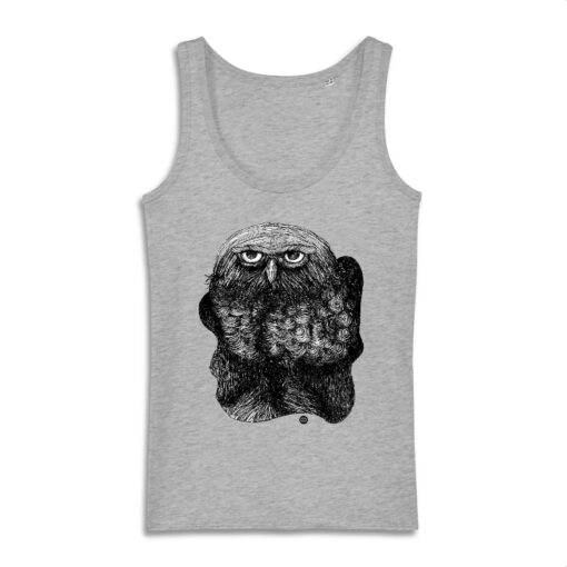 T-shirt femme HIBOU noir - 4 coloris