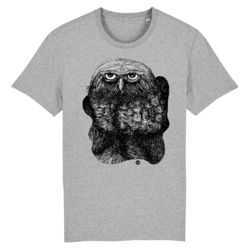 Tee-shirt unisexe HIBOU noir - 3 coloris