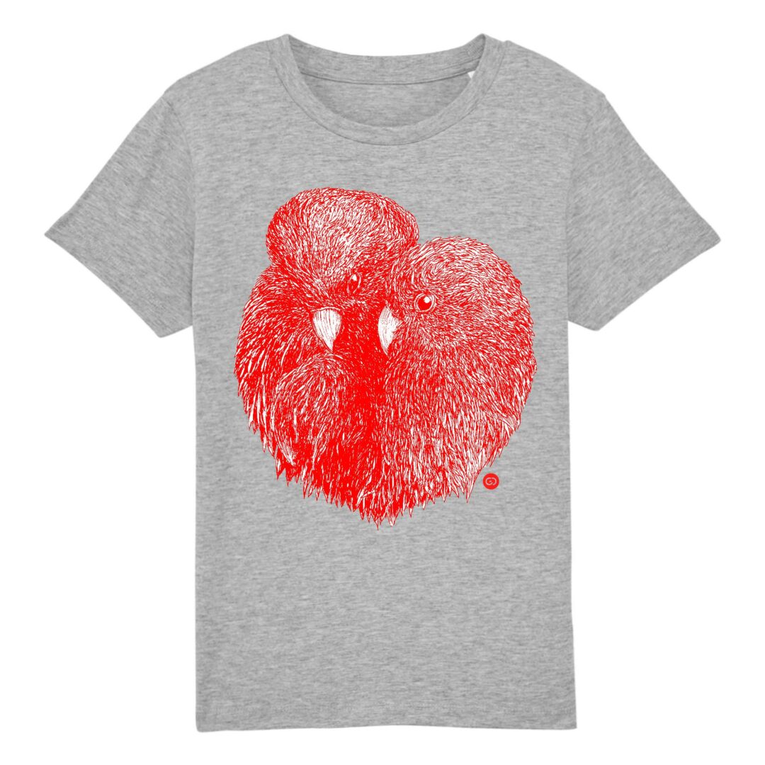 Tee-shirt enfant Coucourou rouge - 2 coloris