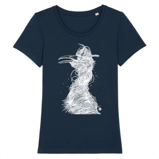 Tee-shirt femme GRUE blanche - 3 coloris