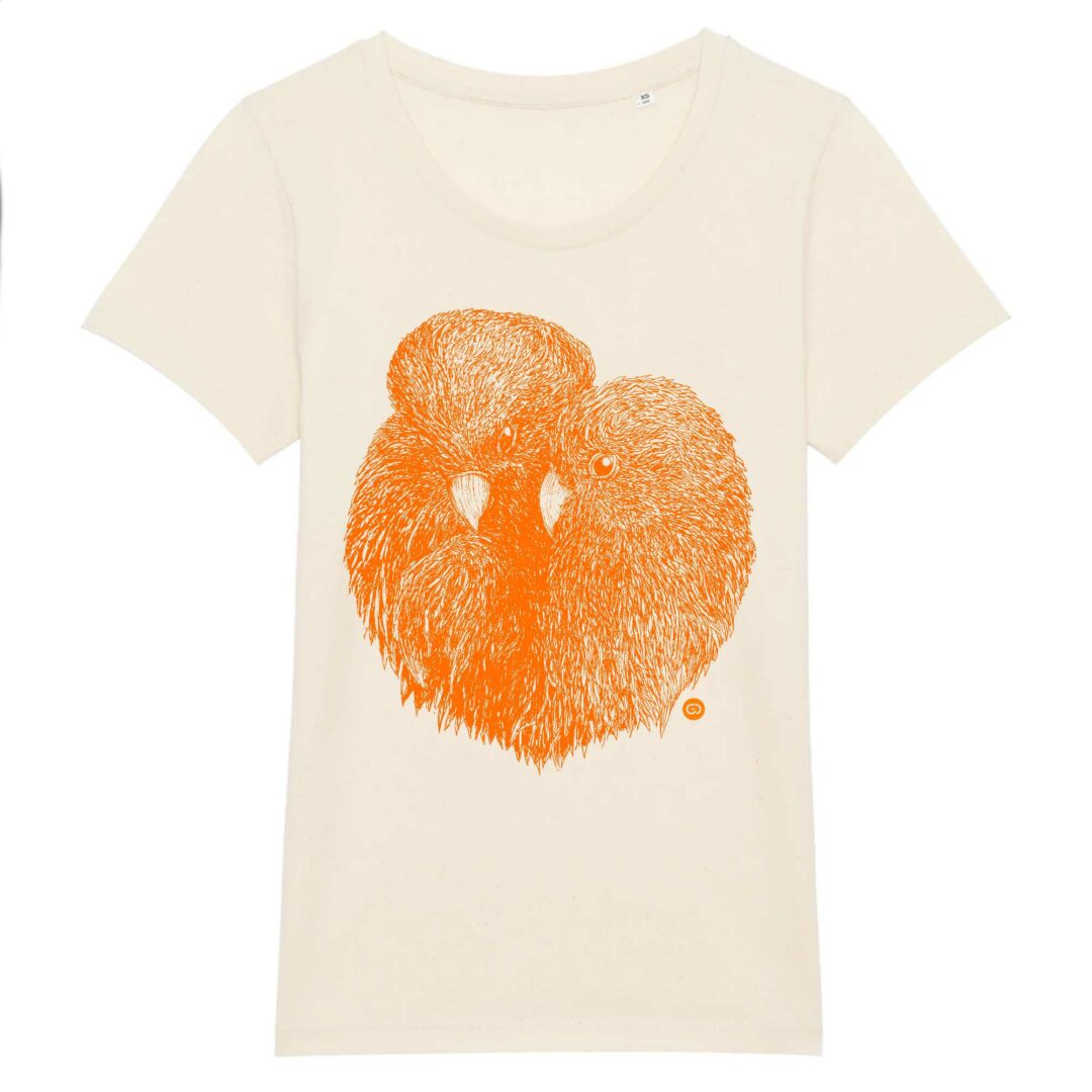 Tee-shirt femme Coucourou orange - 4 coloris