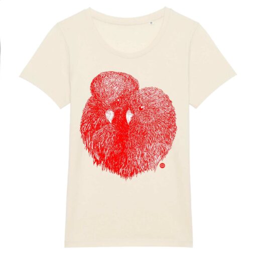 Tee-shirt femme Coucourou rouge - 4 coloris