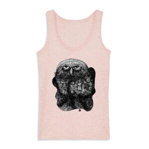 T-shirt femme HIBOU noir - 4 coloris