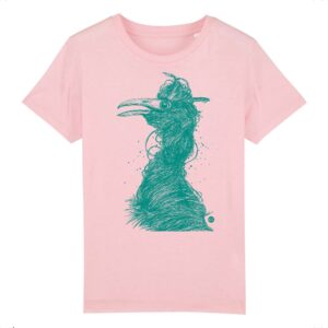 Tee-shirt enfant Grue vert océan - 3 coloris