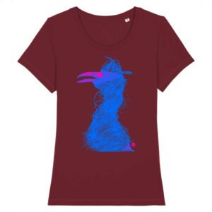 T-shirt femme Grue bleu M - 7 coloris