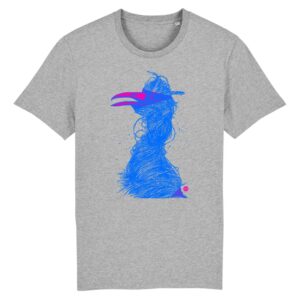 T-shirt unisexe Grue bleu M - 8 coloris