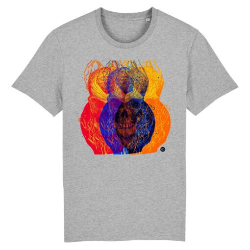 T-shirt unisexe Tête de Mort x3 color 2 - 8 coloris
