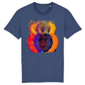 T-shirt unisexe Tête de Mort x3 color 2 - 8 coloris