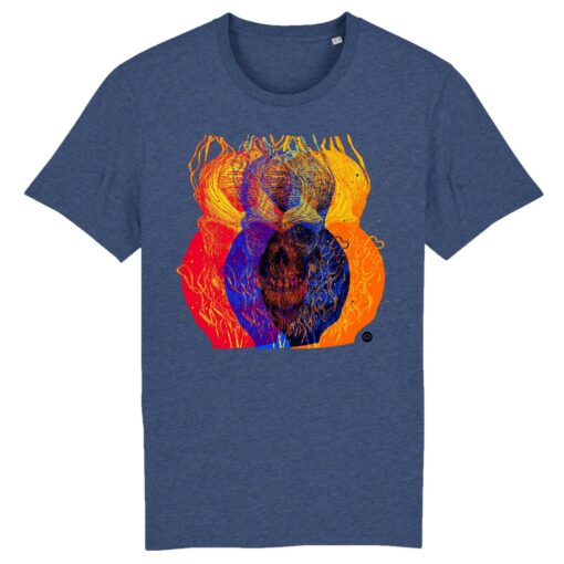 T-shirt unisexe Tête de Mort x3 color 2 - 8 coloris