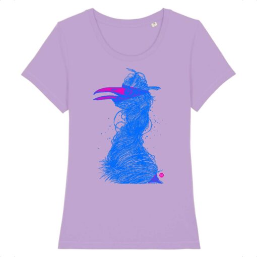 T-shirt femme Grue bleu M - 7 coloris