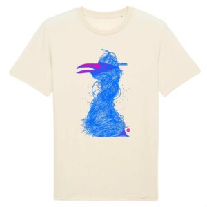 T-shirt unisexe Grue bleu M - 8 coloris