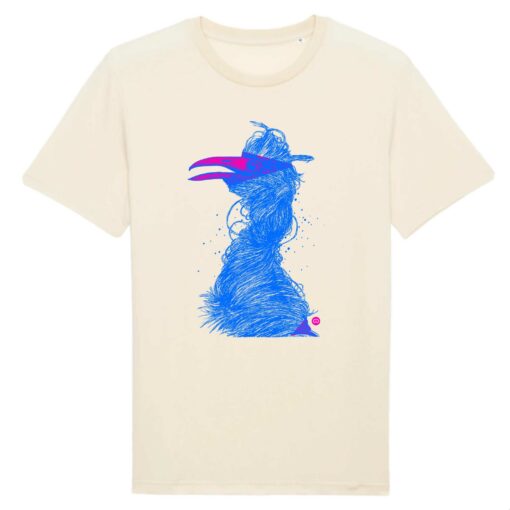 T-shirt unisexe Grue bleu M - 8 coloris