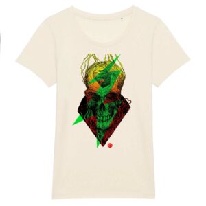 Tee-shirt femme Tête de Mort 5 - 4 coloris