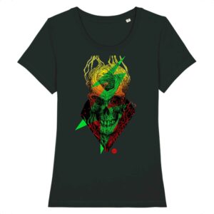 Tee-shirt femme Tête de Mort 5 - 4 coloris