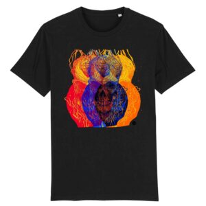 T-shirt unisexe Tête de Mort x3 color 2 - 8 coloris