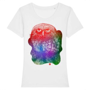 T-shirt femme Hibou color 1 - 5 coloris