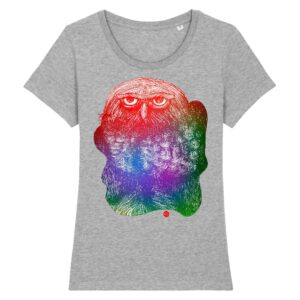 T-shirt femme Hibou color 1 - 5 coloris