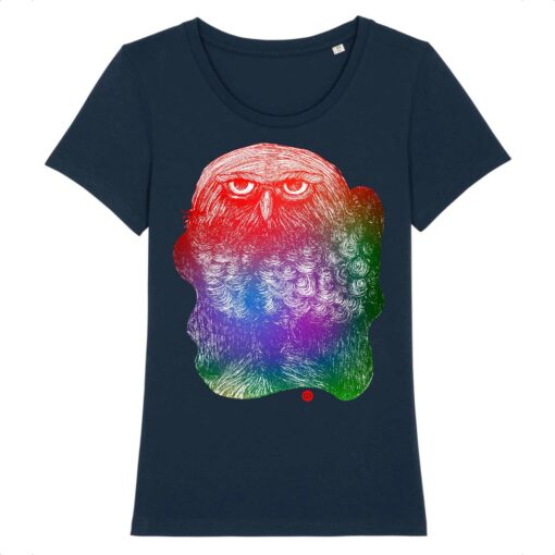 T-shirt femme Hibou color 1 - 5 coloris