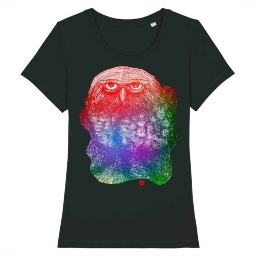 T-shirt femme Hibou color 1 - 5 coloris