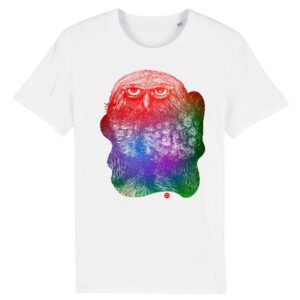 Tee-shirt unisexe Hibou color 1 - 5 coloris