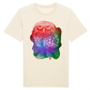 Tee-shirt unisexe Hibou color 1 - 5 coloris