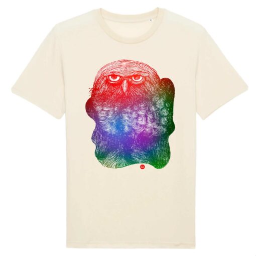 Tee-shirt unisexe Hibou color 1 - 5 coloris